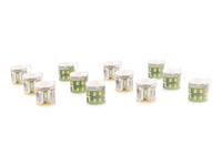 Two Sets of Custom “Posy’s Garden” Porcelain Mugs
