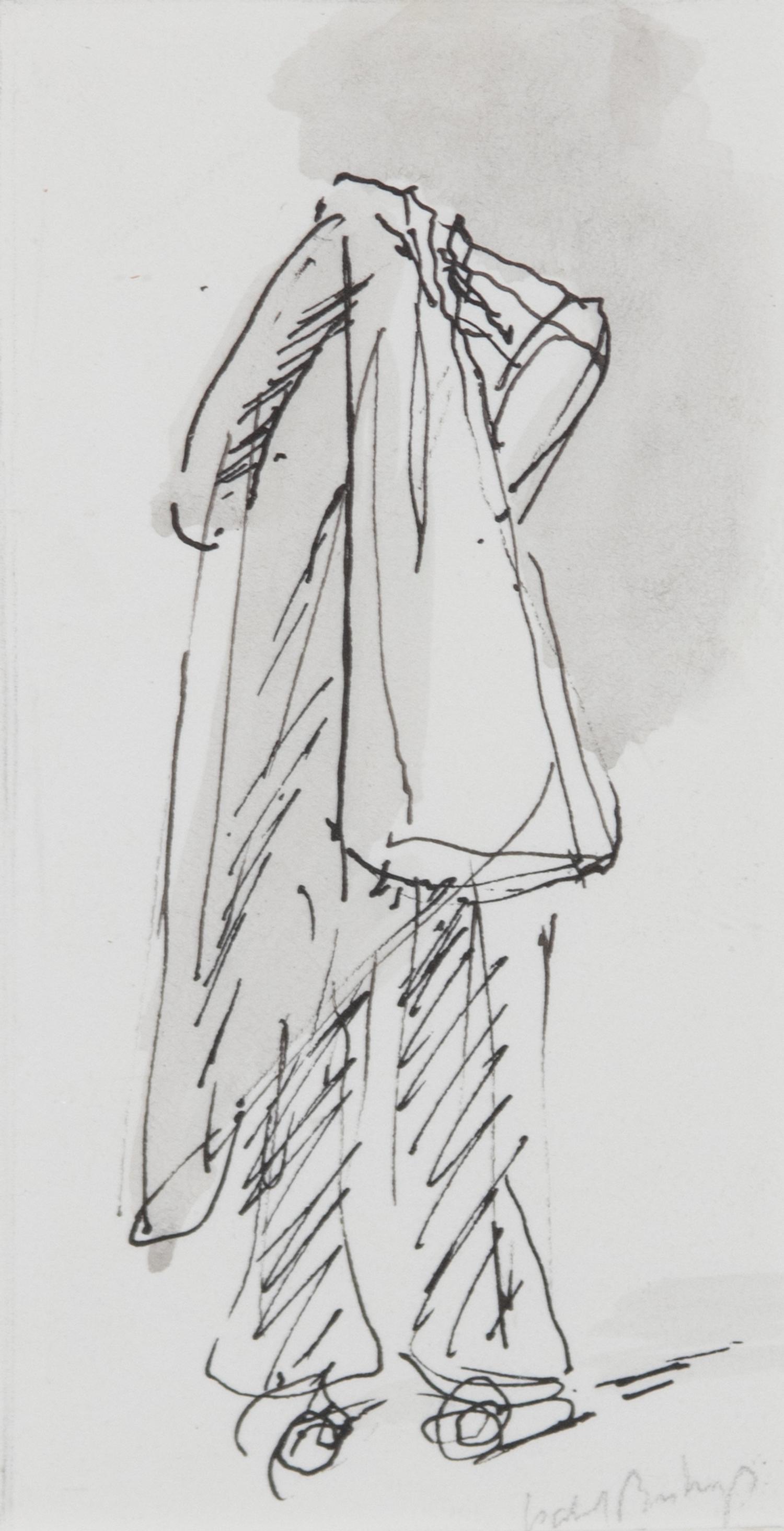 Girl Putting on a Coat, 1975