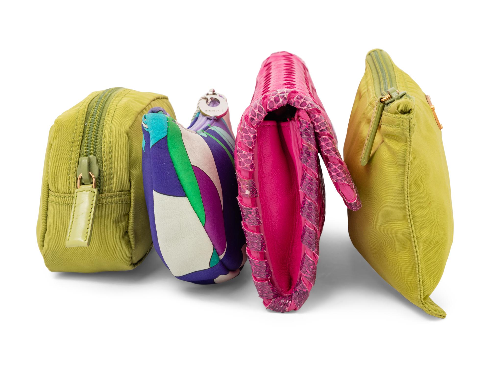 Four Items: One Emilio Pucci, Two Prada, One Bottega Veneta, 2010-20s