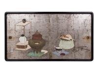 A Pair of Tea Room Panels