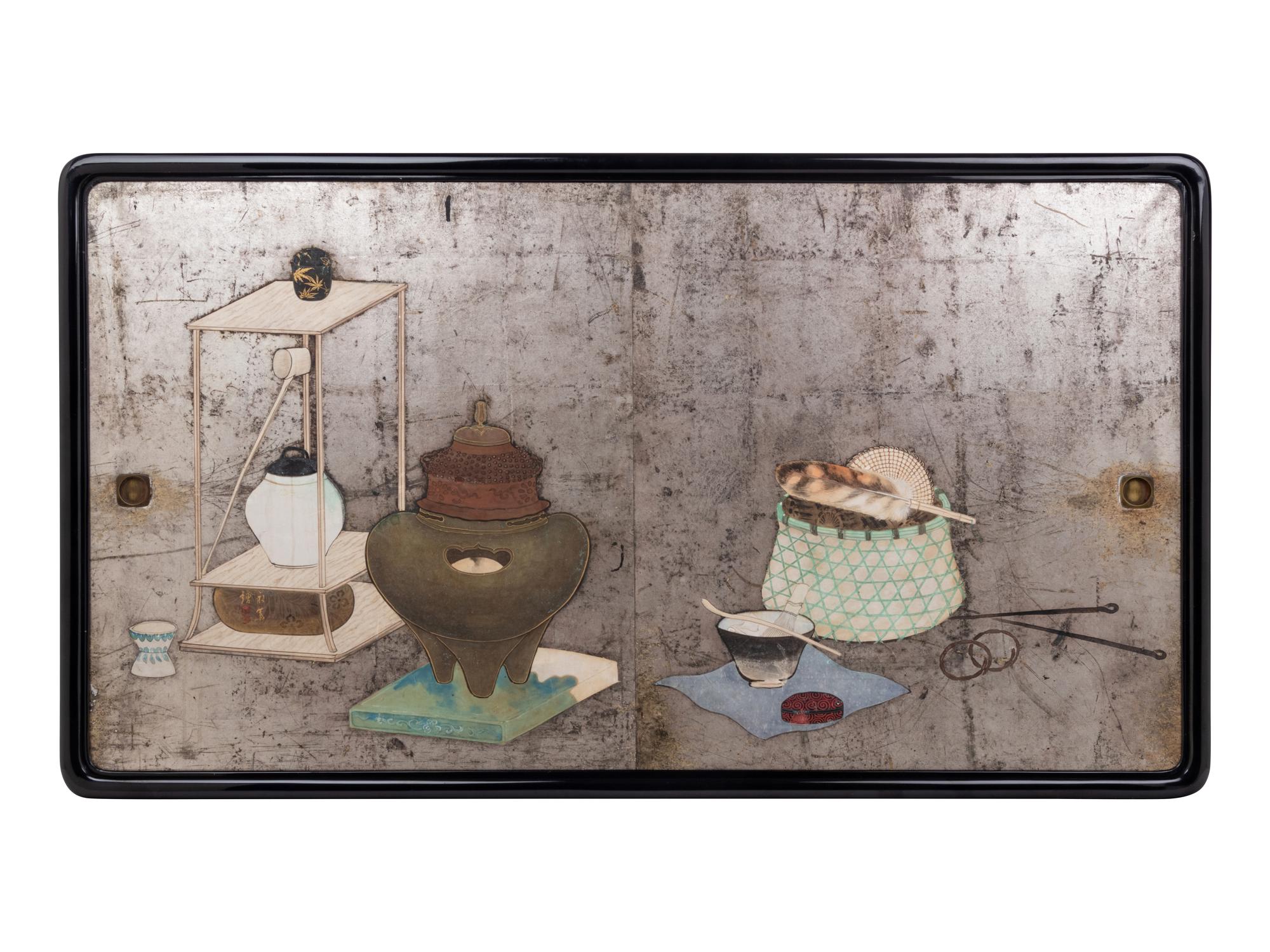 A Pair of Tea Room Panels