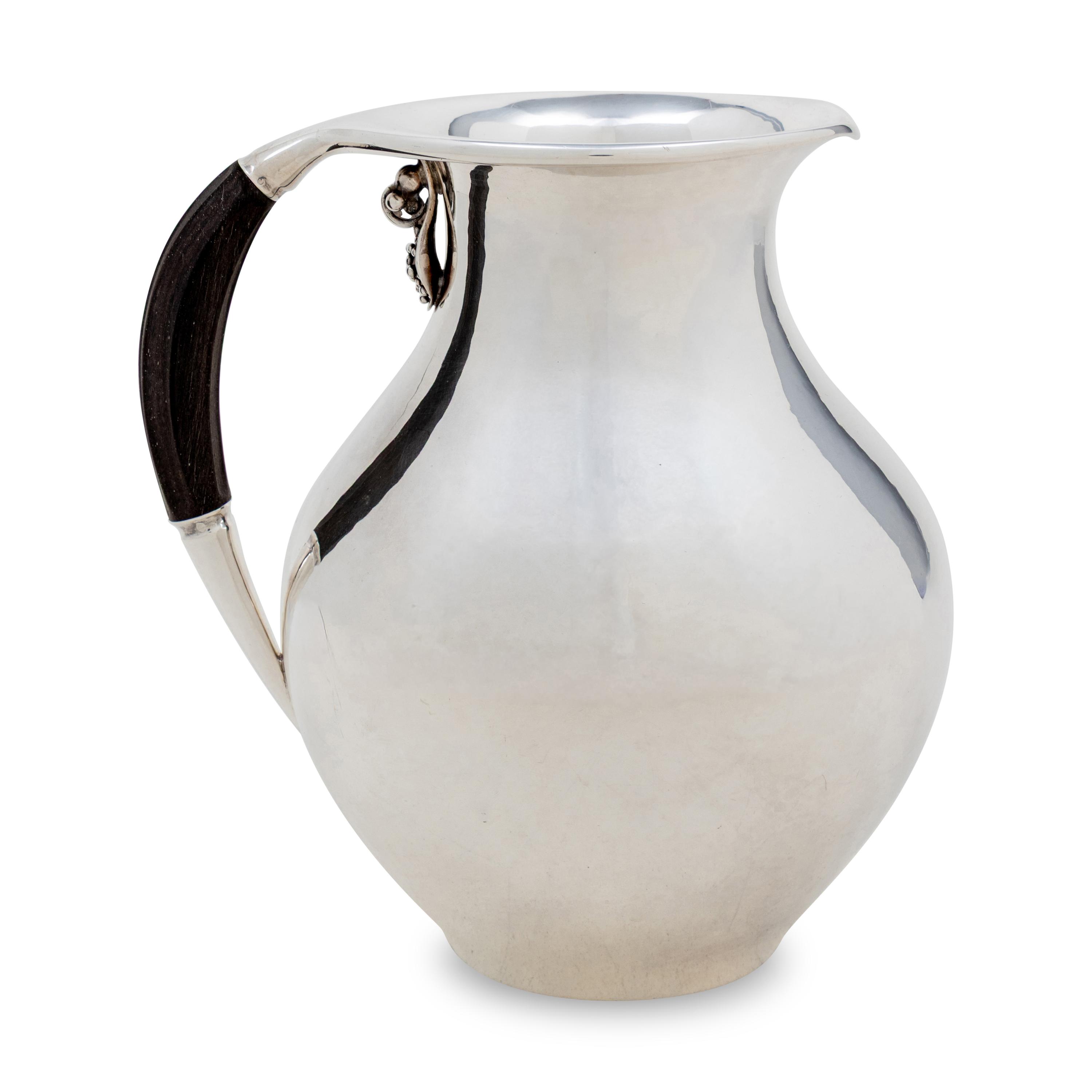 A Georg Jensen Silver Pitcher