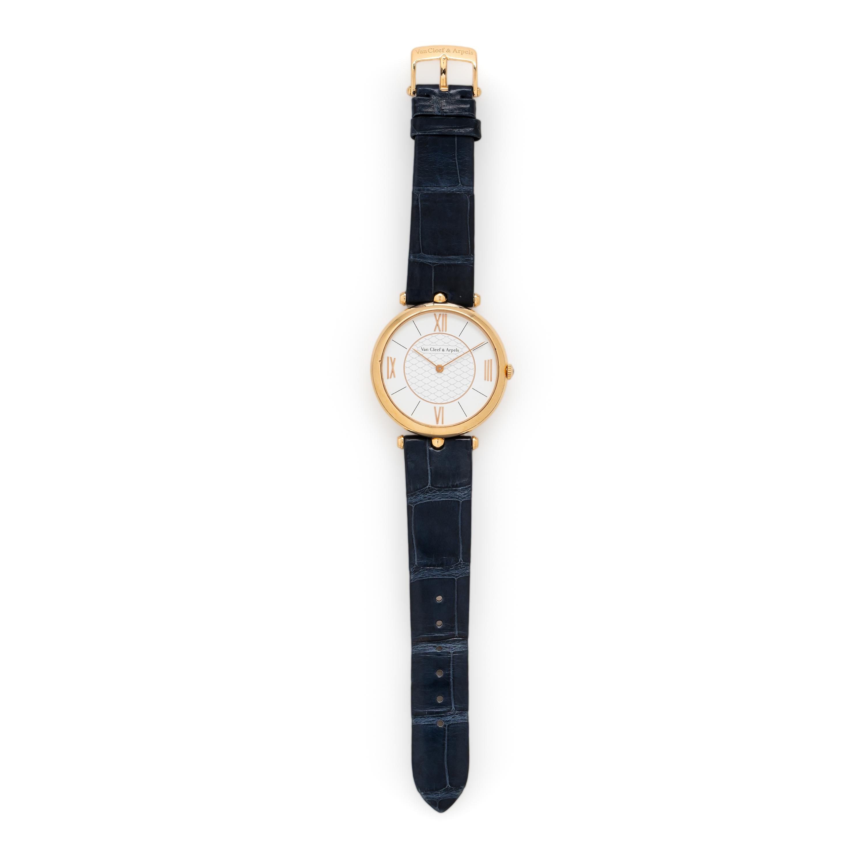 Van Cleef & Arpels, Ref. 2610178, 18K Rose Gold 'Pierre Arpels' Watch, with Pouch