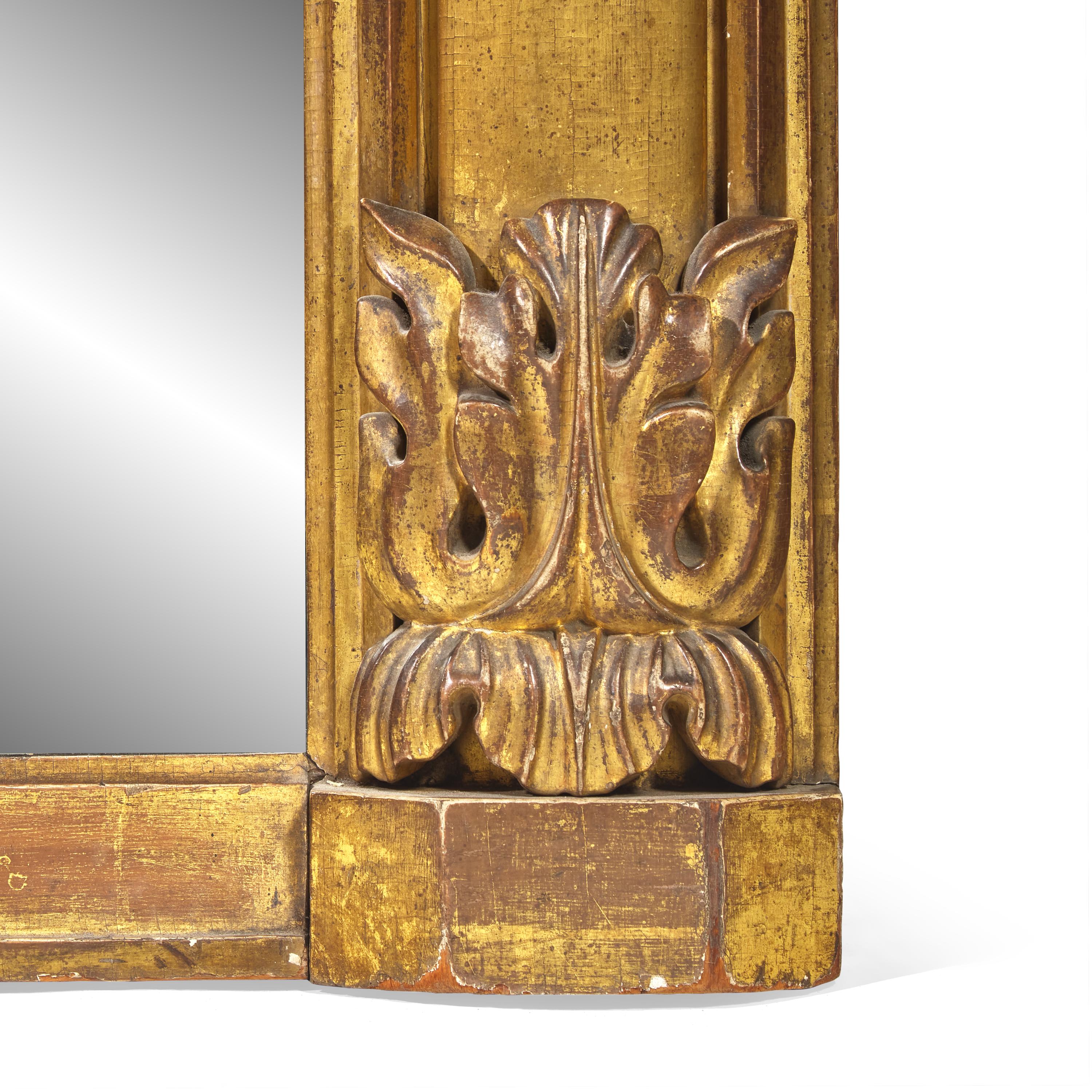 A Classical Giltwood Overmantel Mirror