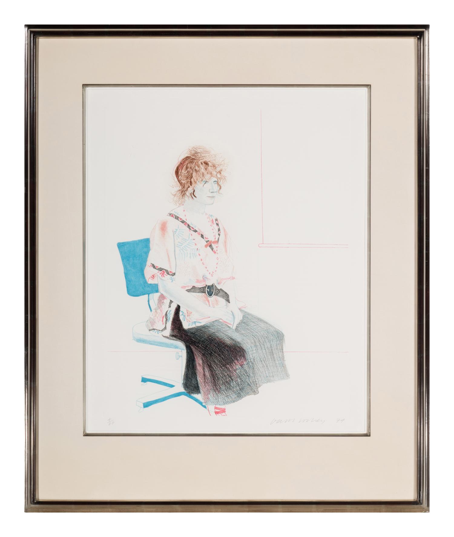 Celia Seated in an Office Chair, 1974