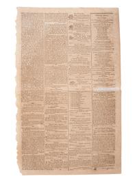 [SLAVERY & ABOLITION]. Charleston Courier. Vol. 2, No. 128. Charleston, SC: A.S. Willington, 31 May 1804.