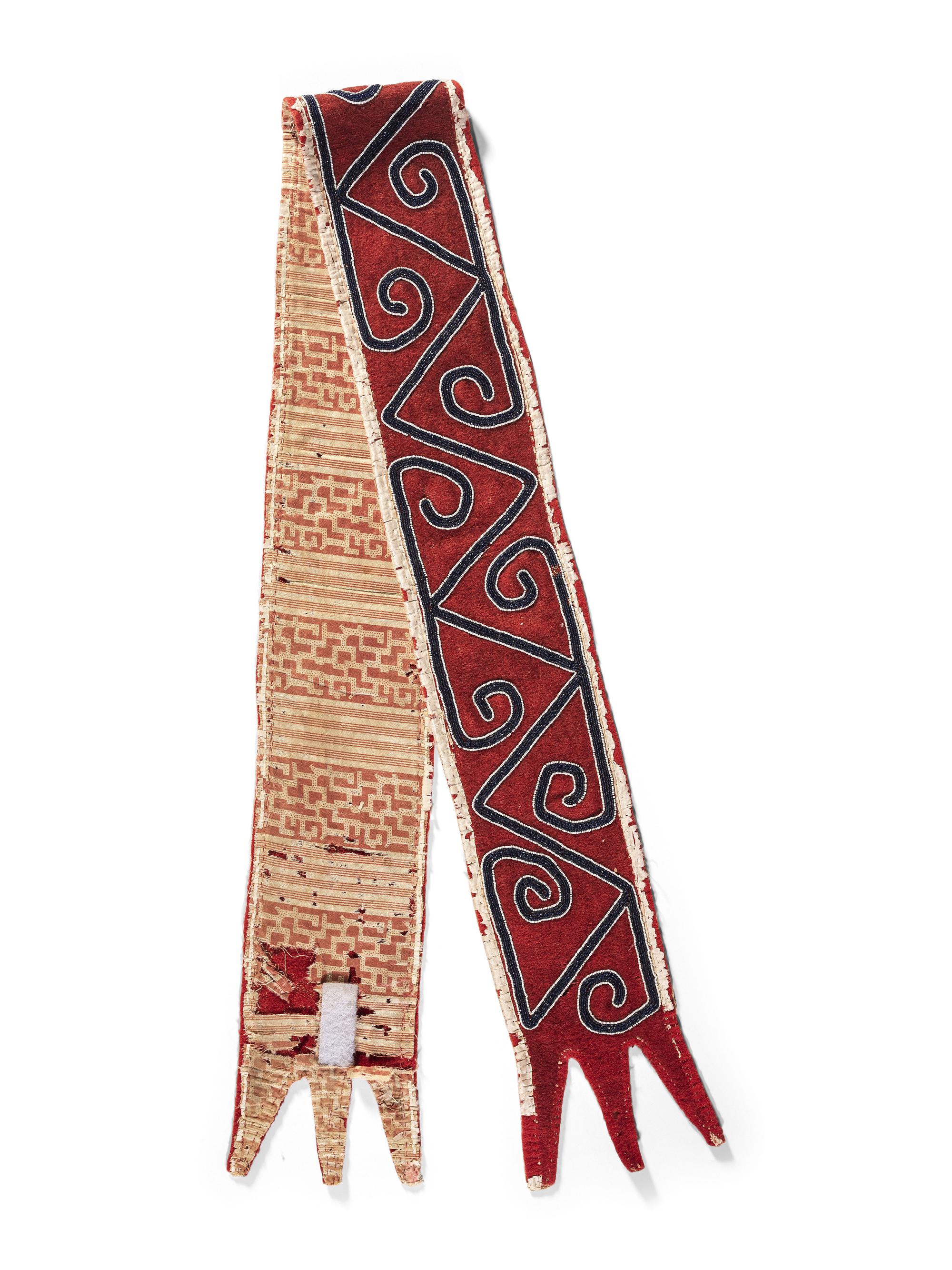 Creek Beaded Wool Bandolier Strap