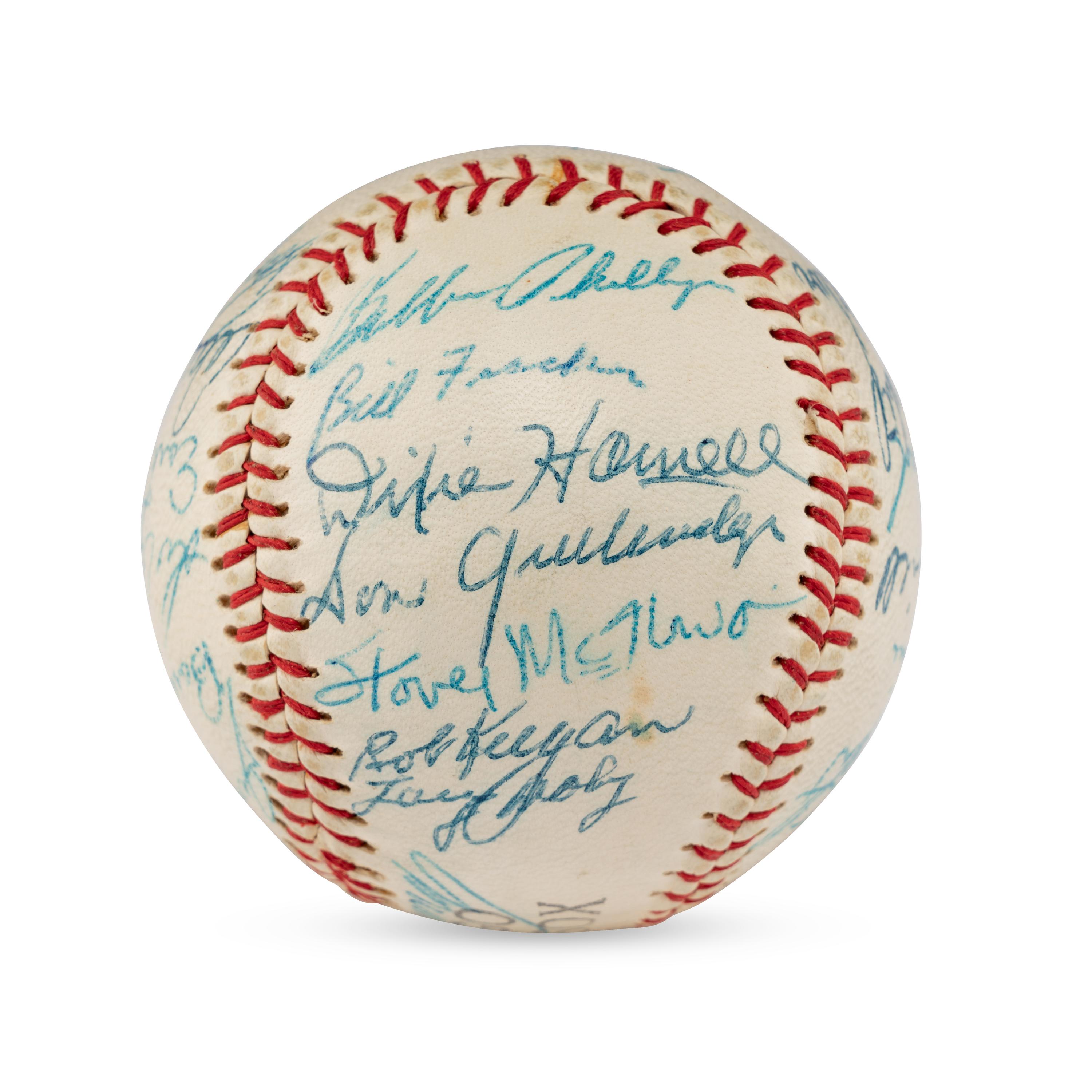 A 1957 Chicago White Sox Team Signed Autograph Baseball,