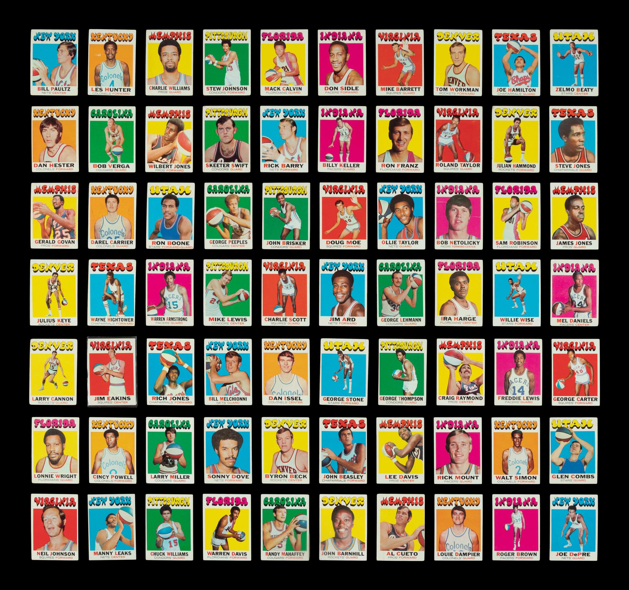 A Near Set of 1971-72 Topps Basketball Cards