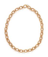 TIFFANY & CO., SCHLUMBERGER, YELLOW GOLD 'CIRCLE ROPE' NECKLACE