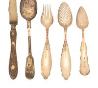 A Group of Continental Silver Flatware Articles
