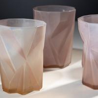 Set of five Ruba Rombic glasses Consolidated Lamp and Glass Co. USA, 1931