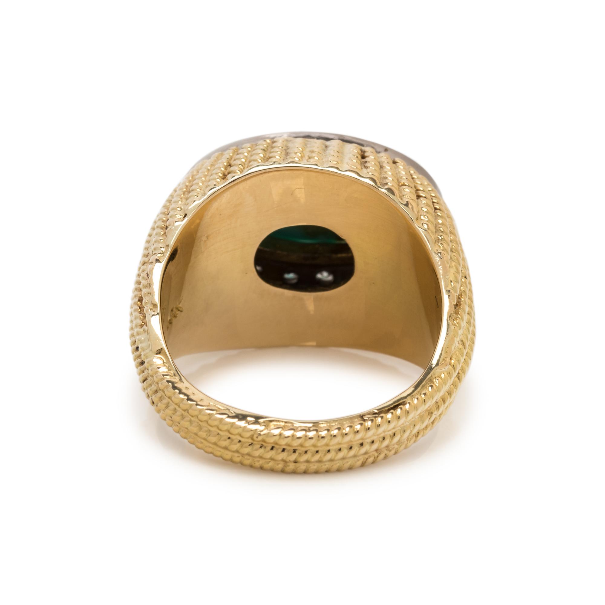 TURQUOISE AND DIAMOND RING