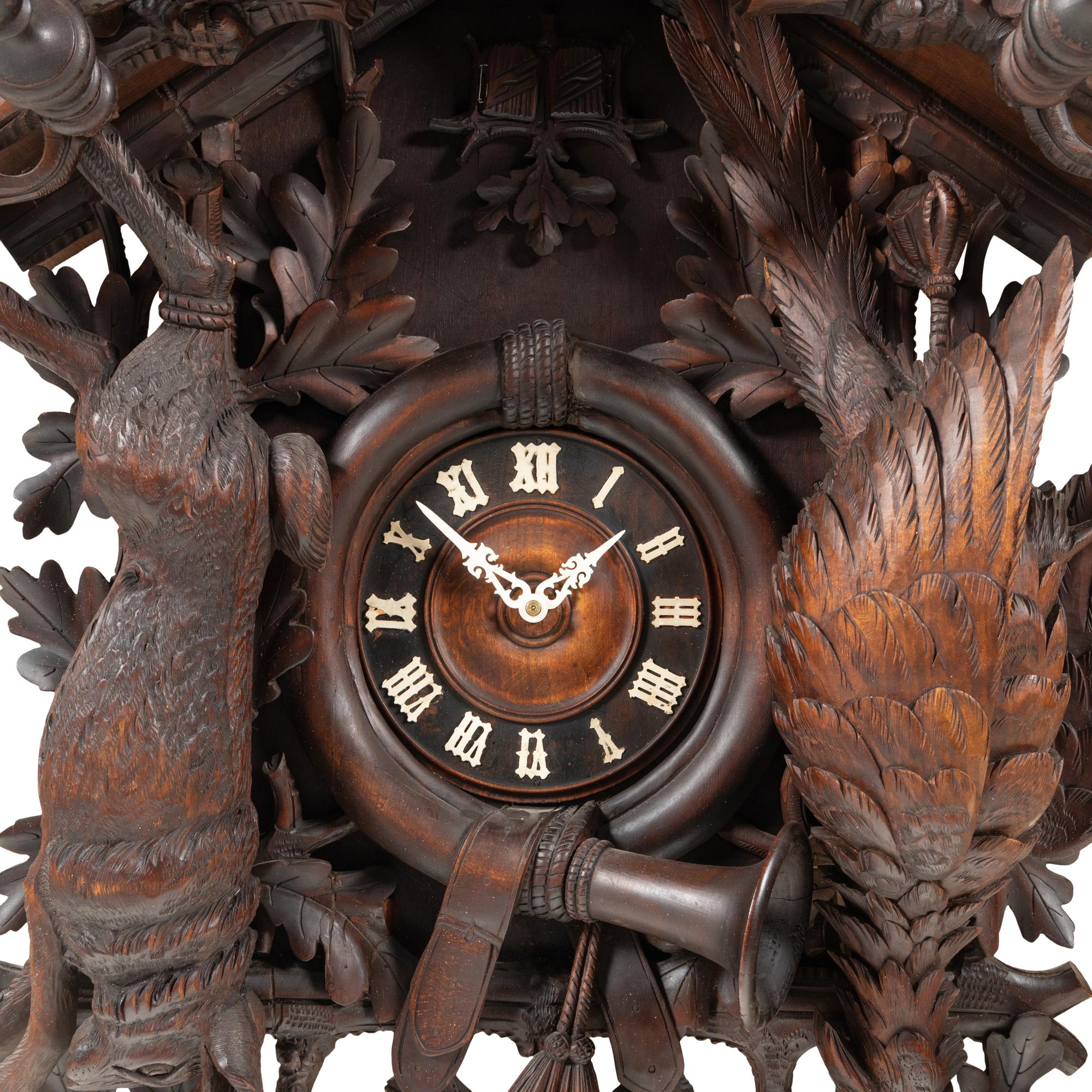 A Large Swiss "Black Forest" Cuckoo Clock