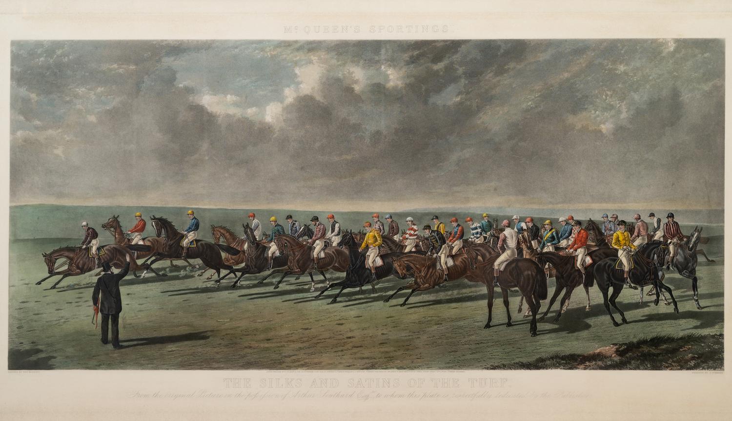 SUMMERS, J. after Ben Herring. The Silks and Satins of the Turf . London: F.C. McQueen & Sons, 1867.