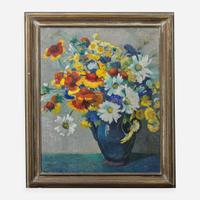 Jane Peterson (American, 1876-1965) Bouquet in Blue