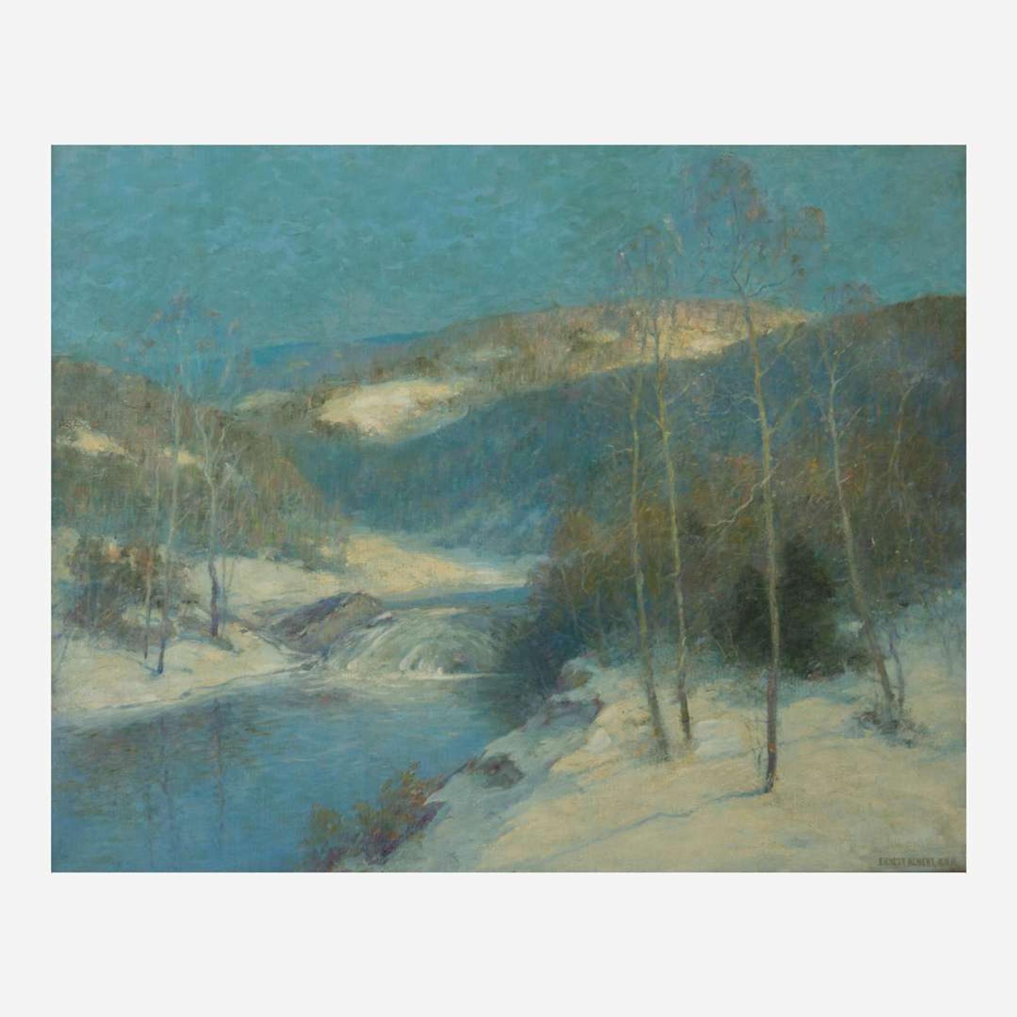 Ernest Albert (American, 1857–1946) Winter Landscape