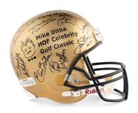 A Mike Ditka HOF Celebrity Golf Classic Multi Signed Autograph Football Helmet from The Collection of Mike Ditka