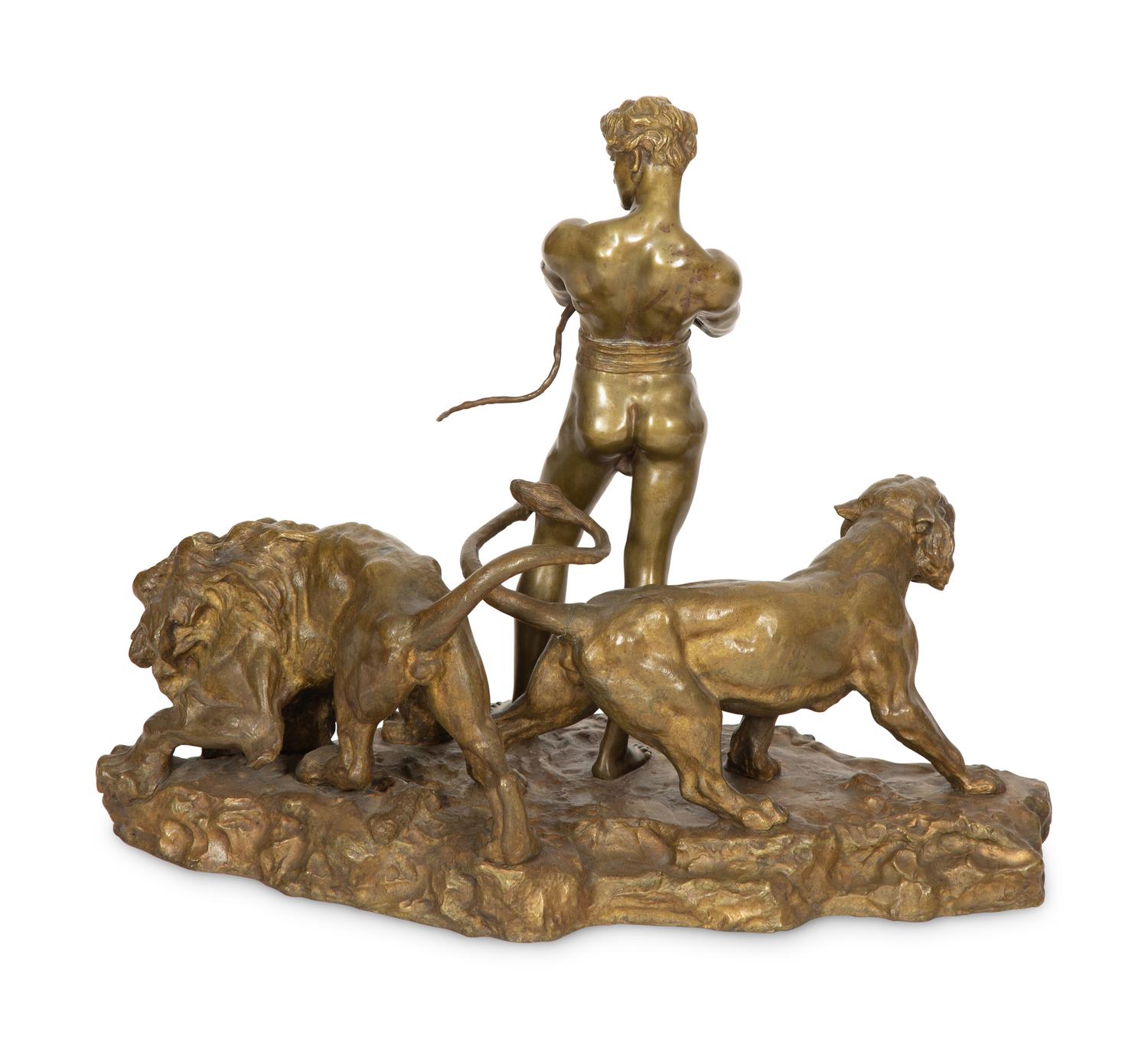 Lion Tamer with Two Lions