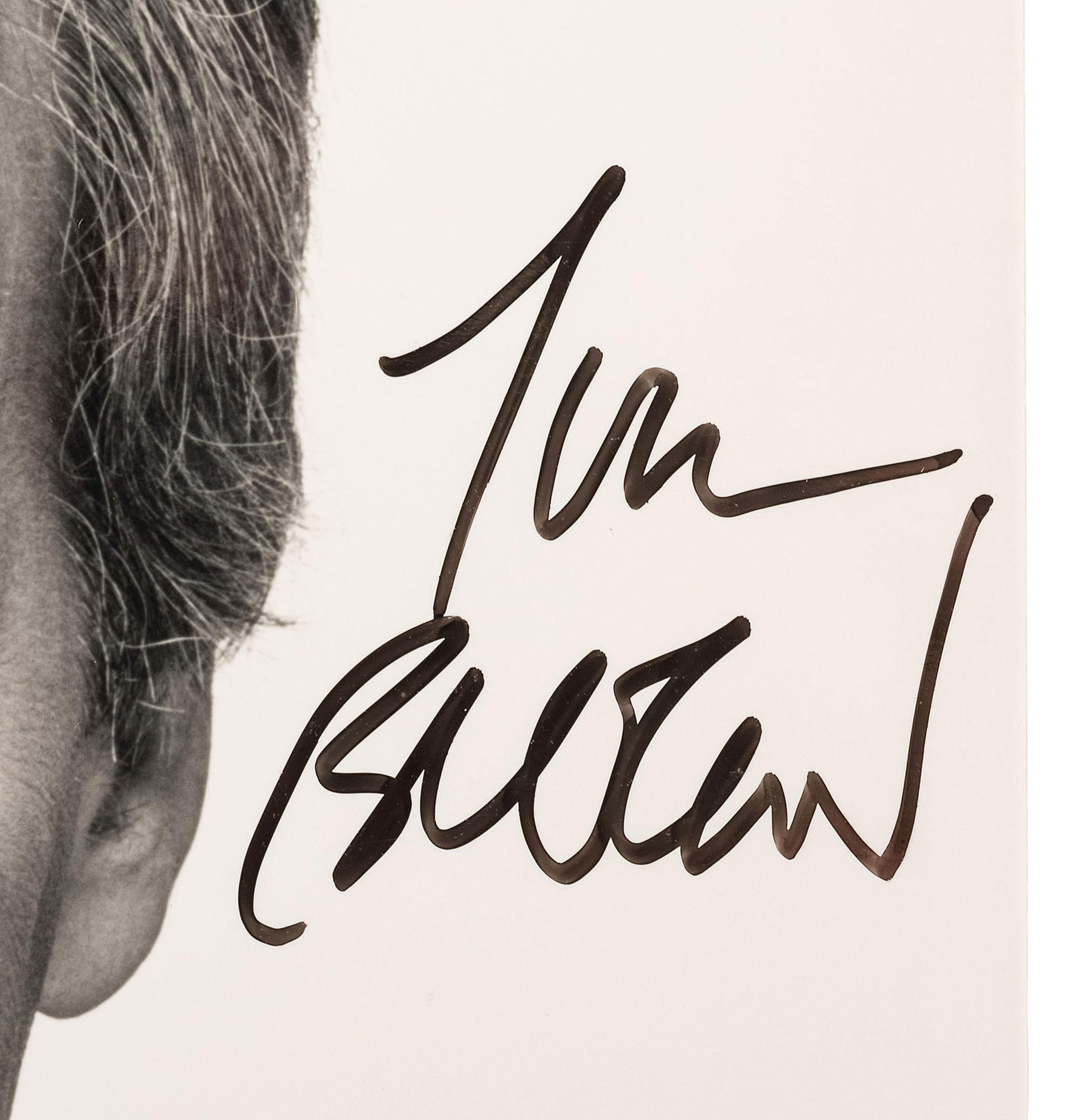 [ENTERTAINMENT] -- [SPORTS]. Autographs from actors, illustrators, and journalists, comprising: