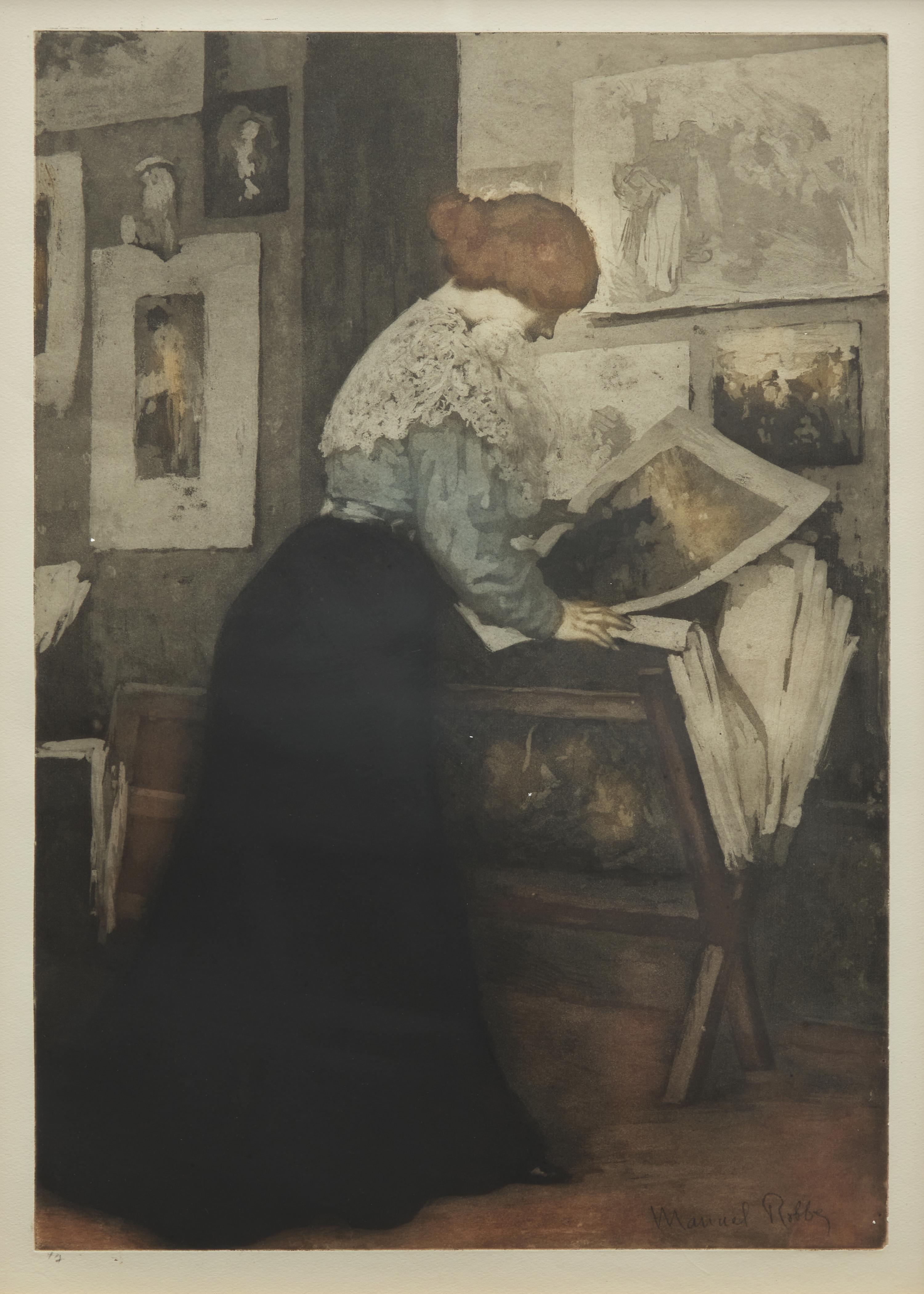 Manuel Robbe (French, 1872-1936) — Dans l'Atelier, c.1907