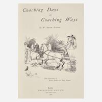 [Fine Bindings] [Bennett] Tristram, W. Outram Coaching Days and Coaching Ways