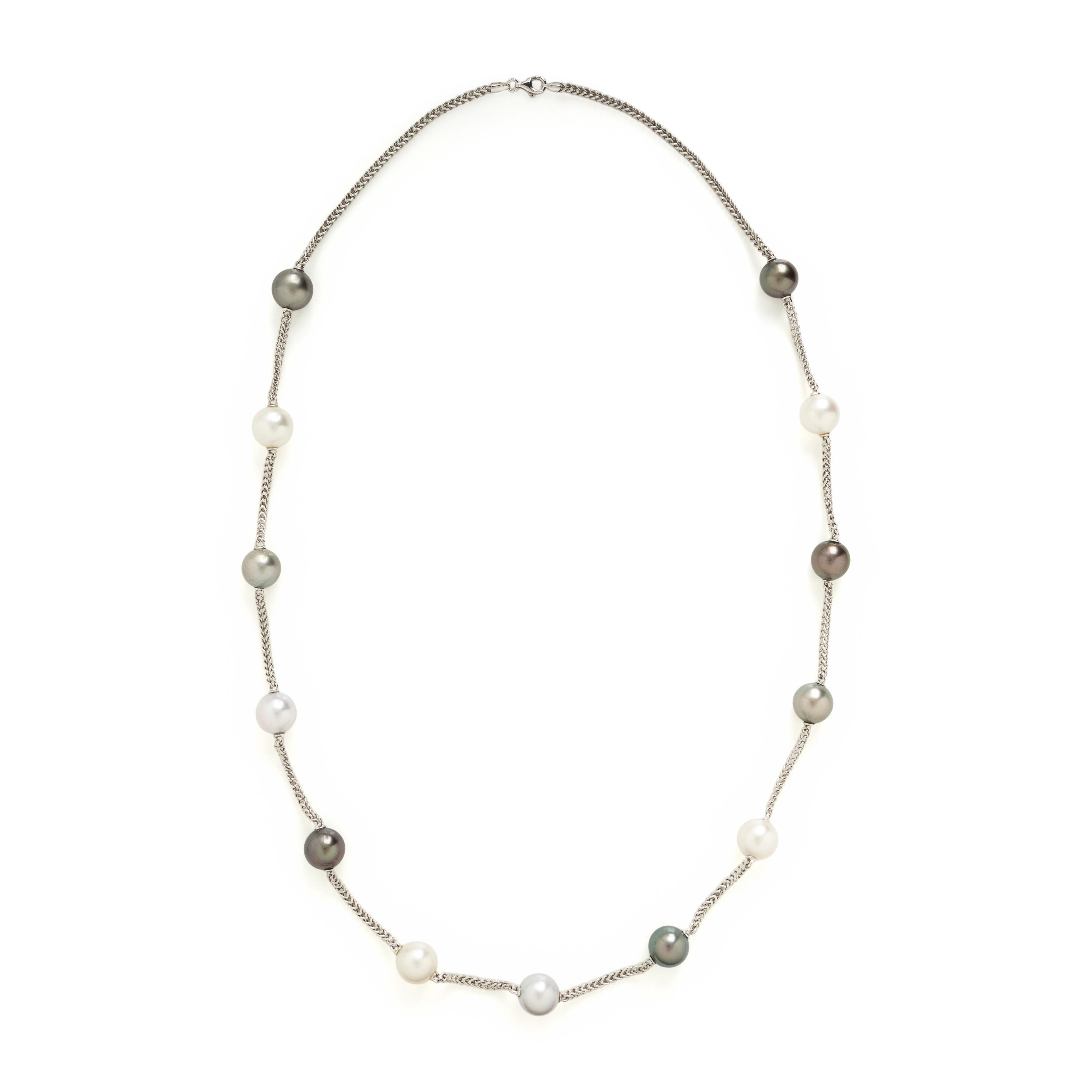 Yvel, Cultured Pearl and White Gold Necklace