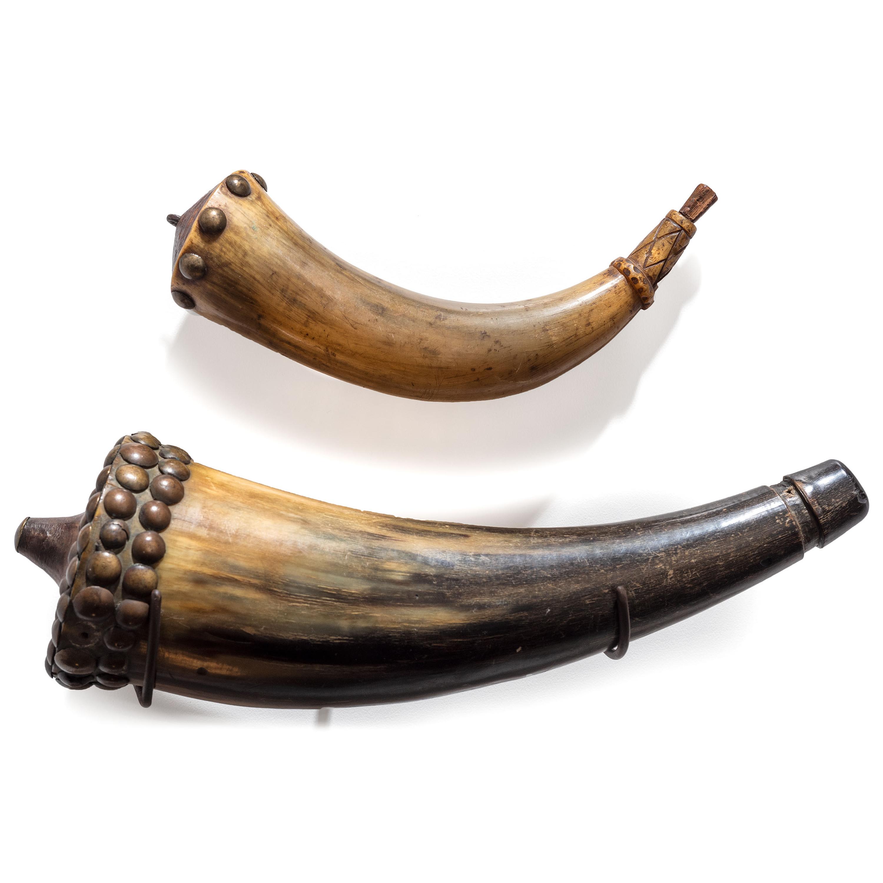 Metis Cree Shot Pouch, with Powder Horns