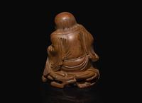 A Chinese carved bamboo figure of the immortal Liu Hai, Qing dynasty, 19th century or earlier 竹雕劉海 清 十九世紀或更早