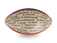 A December 2, 1979 St. Louis Cardinals vs. San Francisco 49ers Game Ball Presented to Coach Bud Wilkinson,