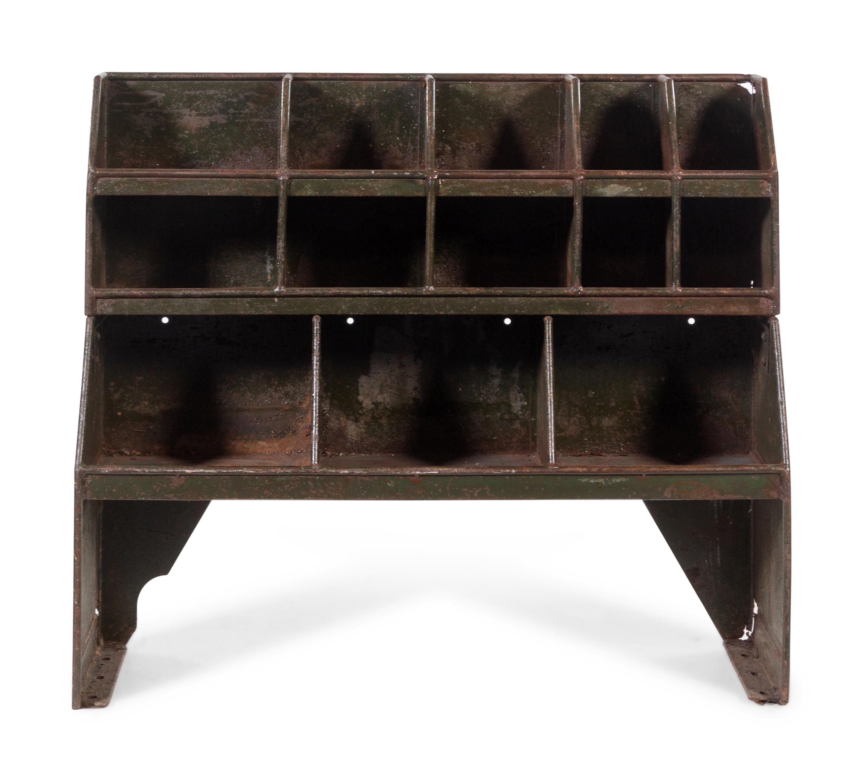 An American Painted Metal Hardware Stand