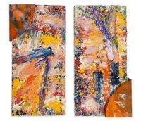 The Marks (diptych) , late 1970s