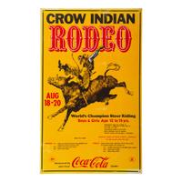 [Native Americana] Poster Advertising the 1972 Crow Indian Rodeo in Montana