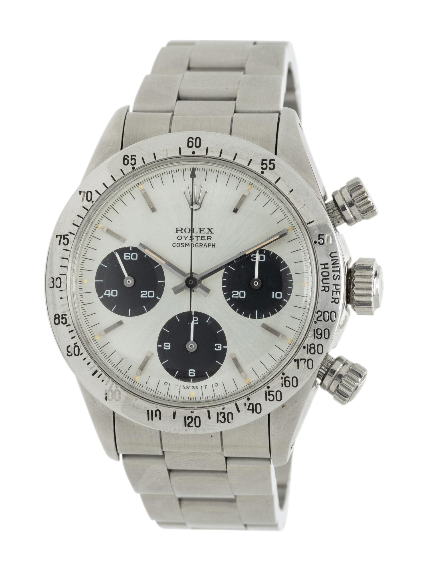 ROLEX, REF. 6265 STAINLESS STEEL SIGMA DIAL 'COSMOGRAPH DAYTONA' WATCH