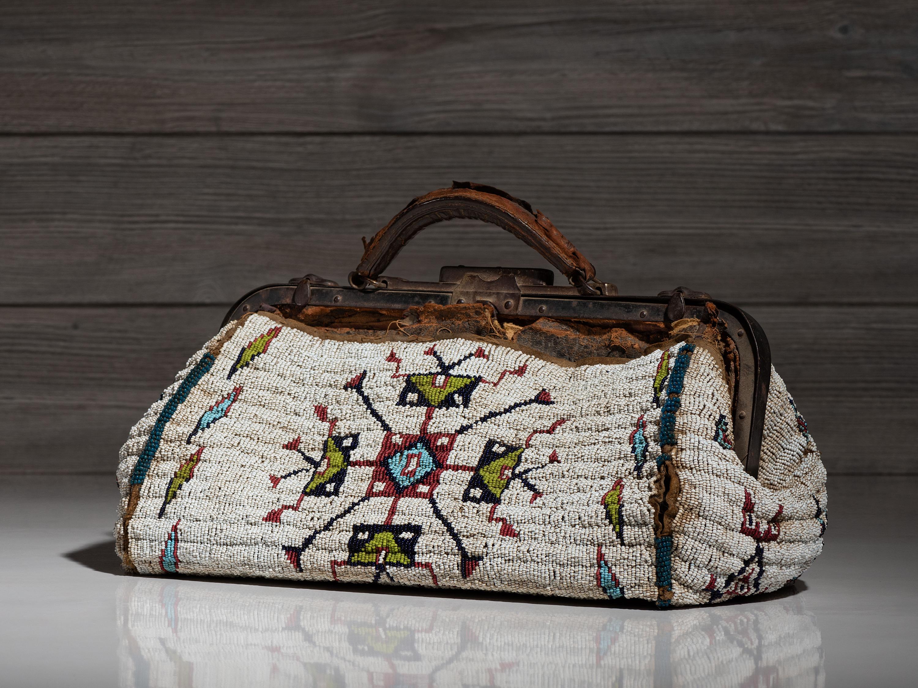 Sioux Beaded Hide "Doctor's" Bag