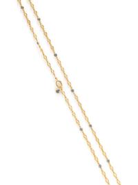 YELLOW GOLD AND SAPPHIRE NECKLACE