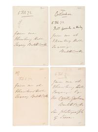 A group of 4 CDVs of Sioux related to the 1862 Dakota Uprising in Minnesota, incl. subjects held and executed at Fort Snelling.