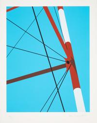 Allan D'Arcangelo, (American, 1930-1998), A group of five works from Watertower, 1973