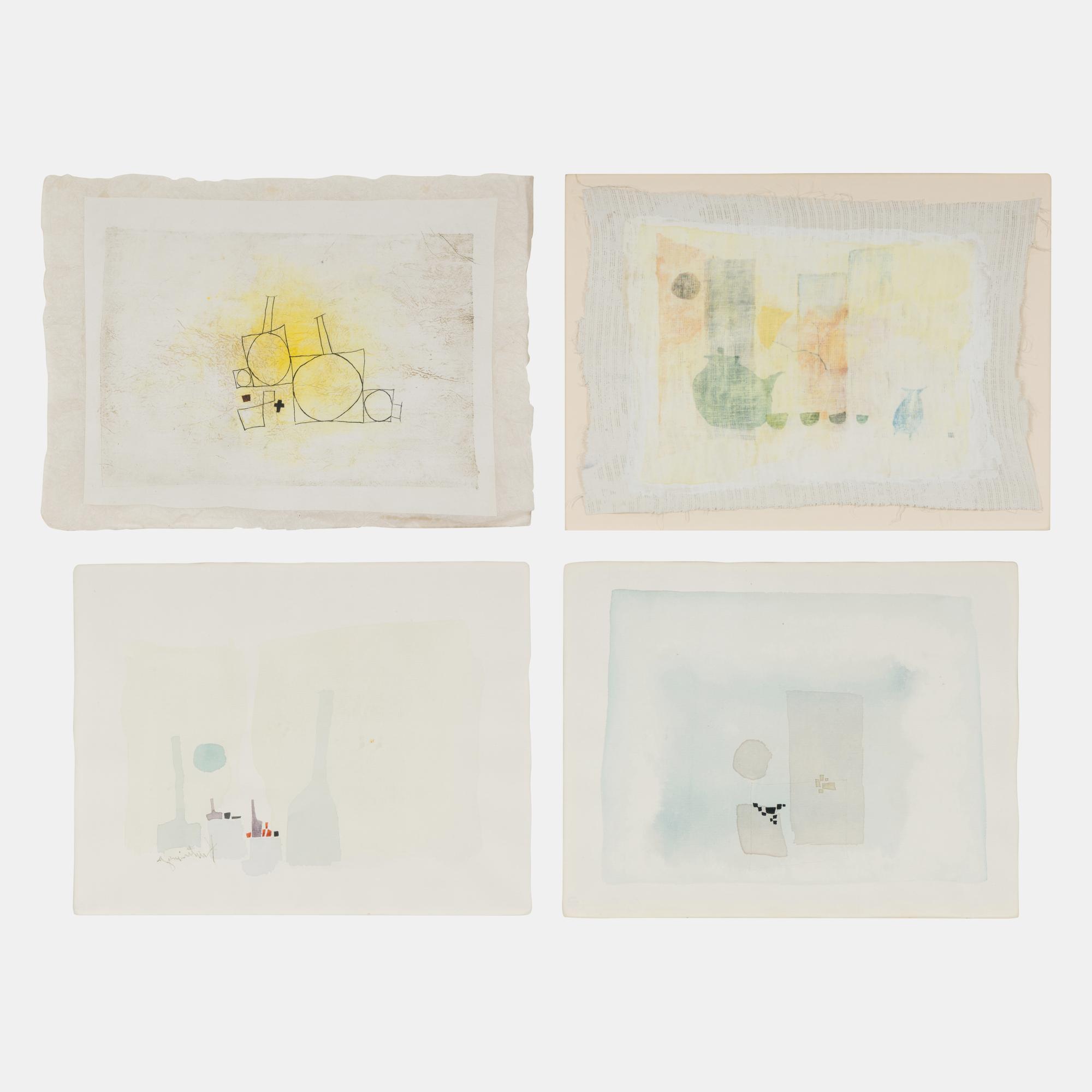 Abstractions ( a group of four works), 1964