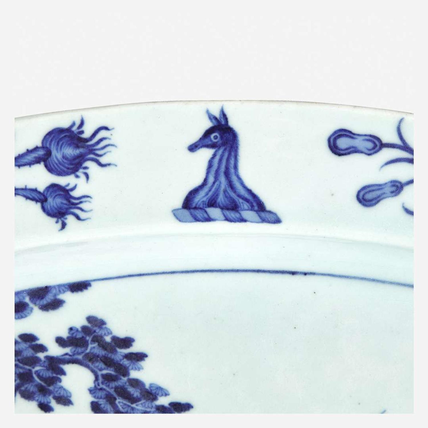 A Chinese Export Porcelain Large Oval Dish circa 1755