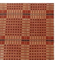 Three Cotton and Wool Jacquard Coverlets