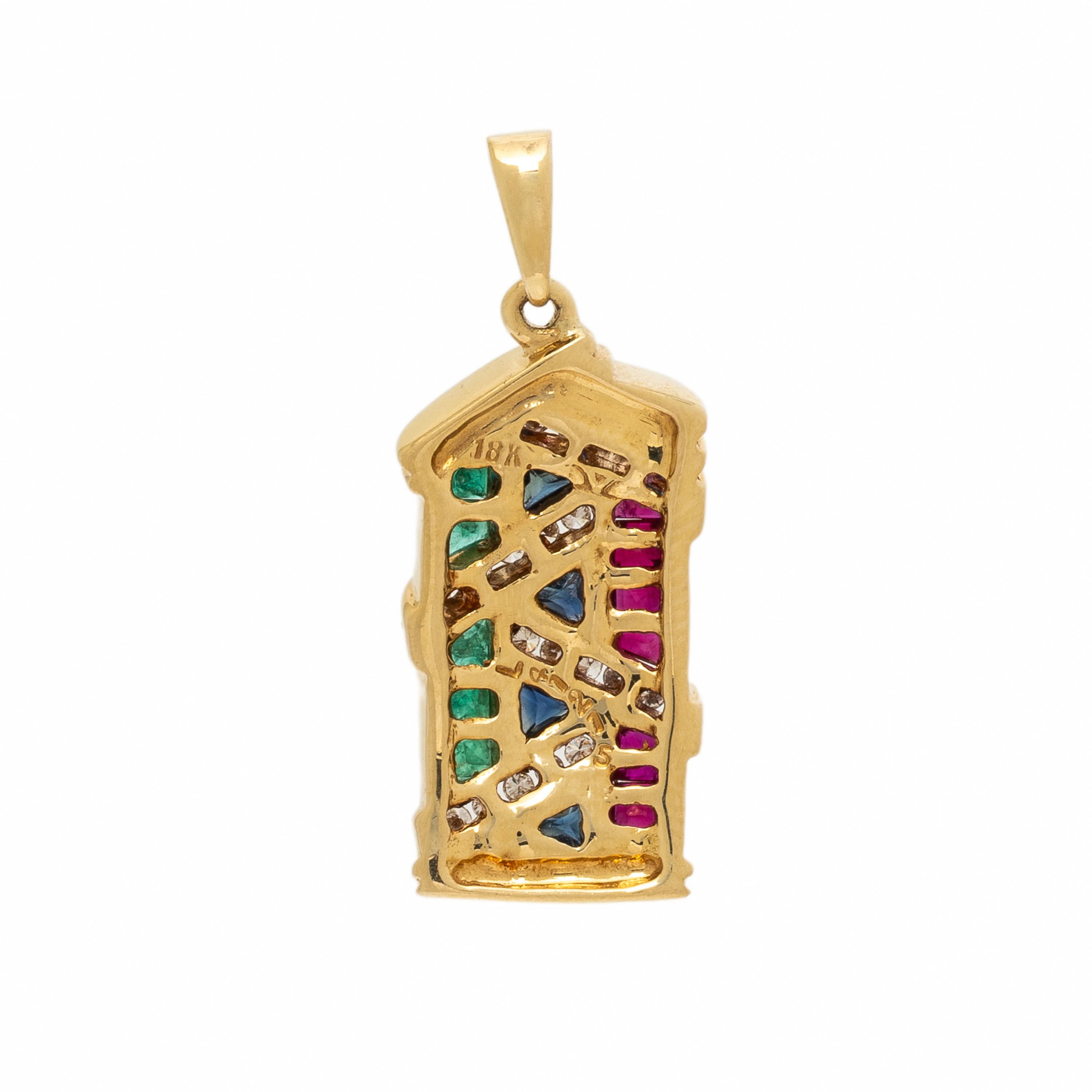 Le Vian, Multigem and Yellow Gold Pendant