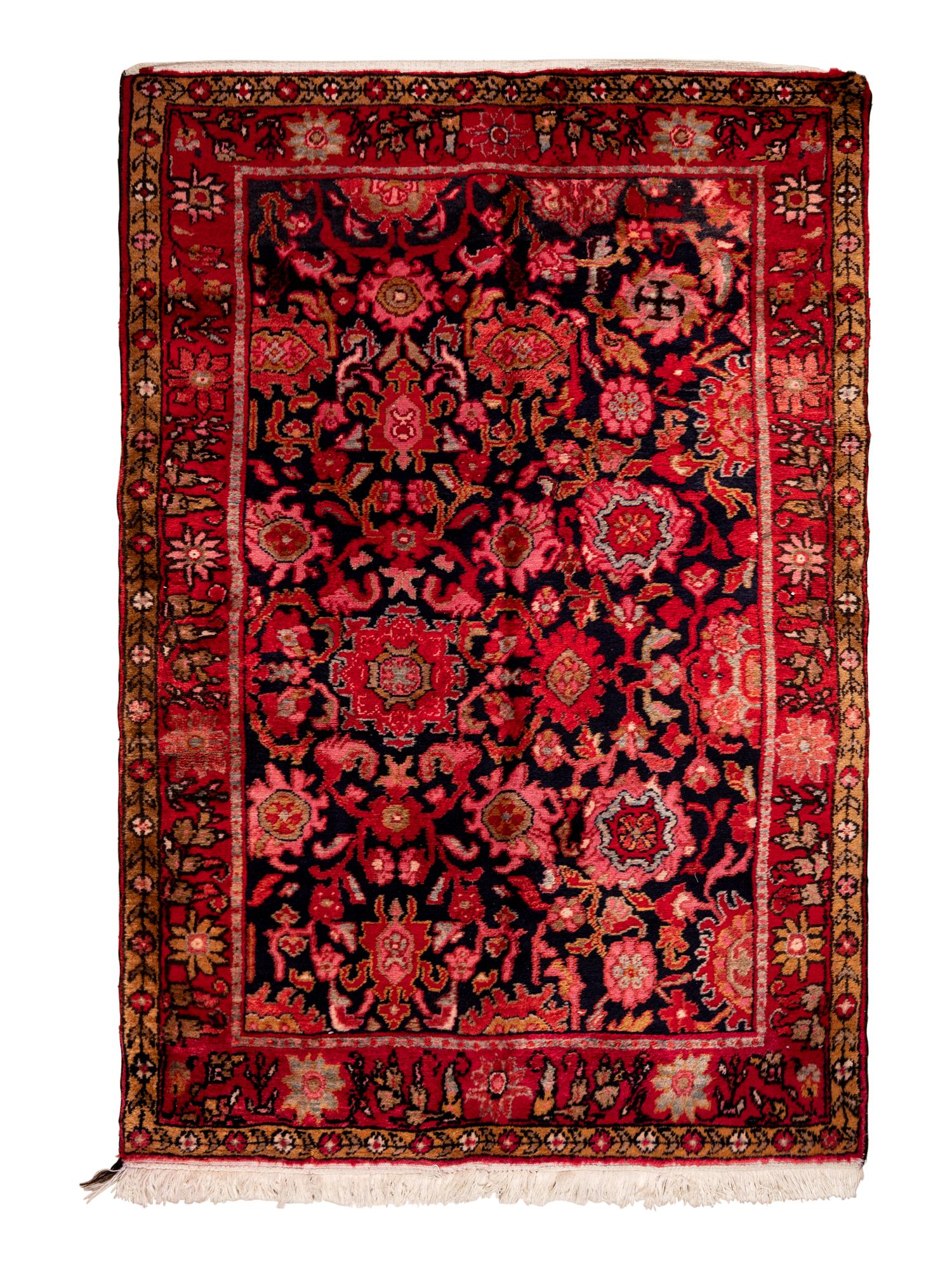 A Hamadan Wool Rug
