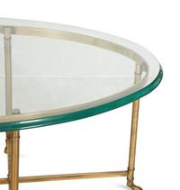 A Labarge Brass and Glass Coffee Table