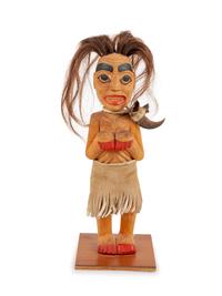 Carved Wood Figure, of a Shaman