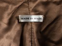 [FILM] -- [PARKS, Gordon (1912-2006)]. Leather overcoat identified to Gordon Parks.
