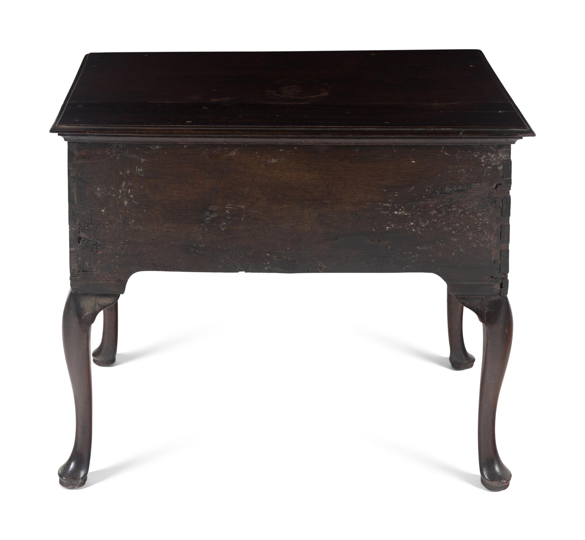 A George I Oak Dressing Table