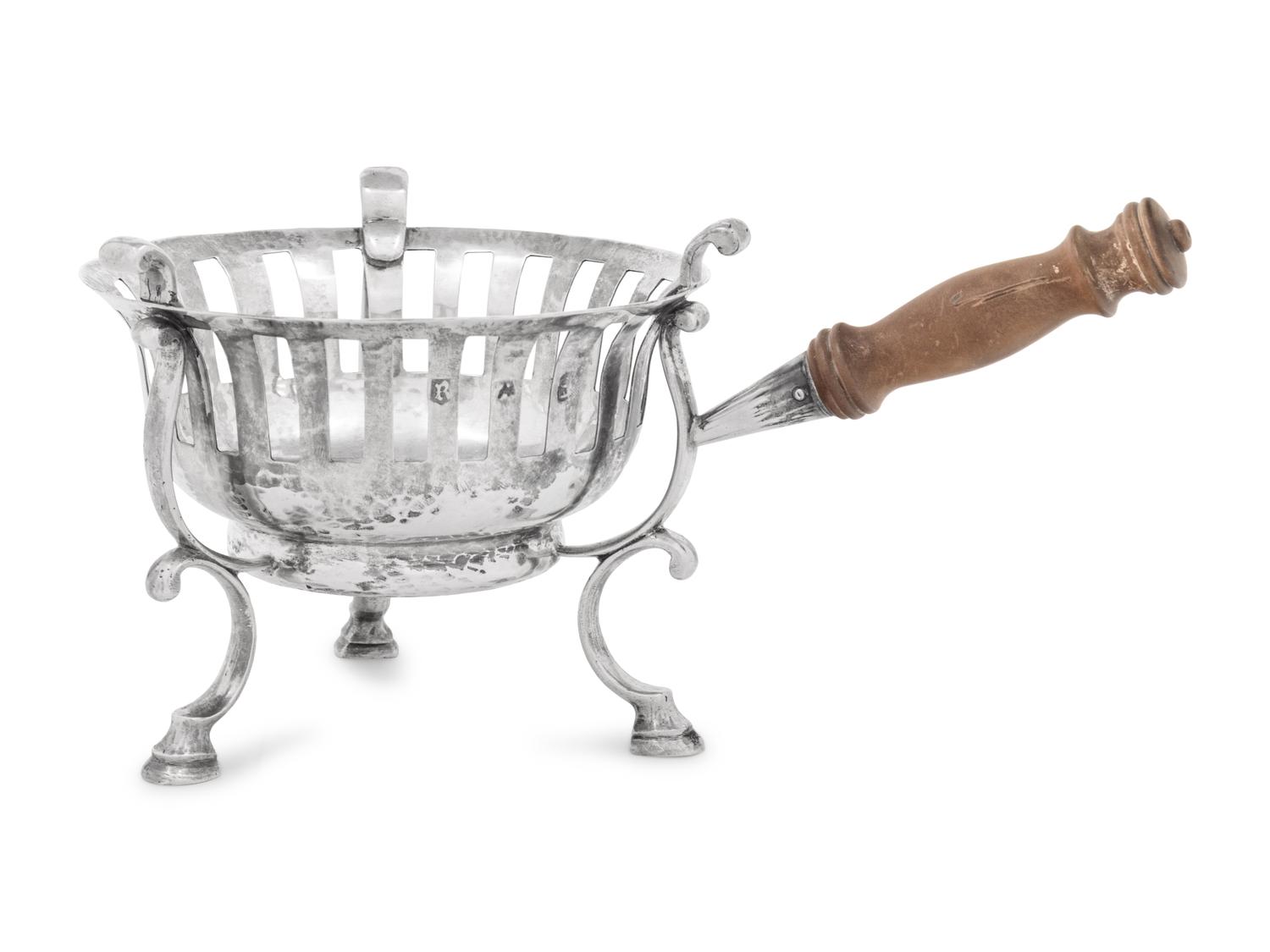 A Georgian Silver Brazier