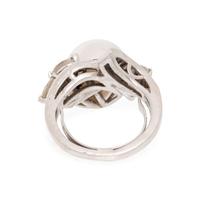 CULTURED SOUTH SEA PEARL AND DIAMOND RING
