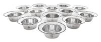 A Set of Twenty-Two American Silver Nut Dishes, Shreve & Co., San Francisco, CA, 20th Century, the rim worked with C-scroll and floral